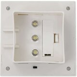 vidaXL Vrtne solarne svjetiljke 6 kom LED kvadratne 12 cm bijele | shoptok.hr