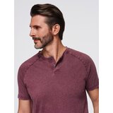 Ombre Men's t-shirt with henley neckline | Shoptok.si