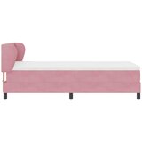  Krevet s opruga kutije Ružičasta 90 x 200 cm Baršun | shoptok.hr
