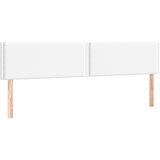  Posteljno vzglavje 2 kosa bel 90x5x78/88 cm umetno usnje, (20953782) | Shoptok.si