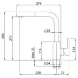  Set SHR Quadra UM 102 + slavina C02 Bianco Antico | shoptok.hr