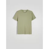 Reserved majica regular fit - zelena