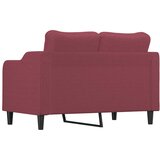  Dvosjed od tkanine crvena boja vina 120 cm | shoptok.hr