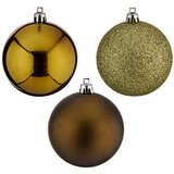  Set božićnih kuglica Zelena Plastika Ø 7 cm (24 kom.) | shoptok.hr
