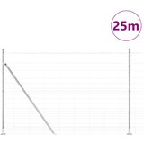  Zavareno žičano ogradno mreža s betonskom podlogom 25 x 1,6 m | shoptok.hr