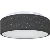 vidaXL stropna svetilka z zvezdno senčnico Črna Ø 38 cm Tkanina E27, (22044592) Cene