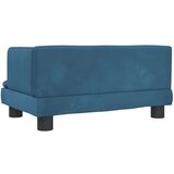  Krevet za pse plavi 60 x 40 x 30 cm baršunasti | shoptok.hr