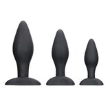 Ouch! Apex Butt Plug Set Black Cene