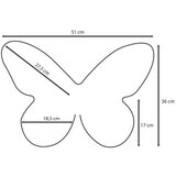 Opviq butterfly - medium - green green decorative wall led lighting | ePonuda.com