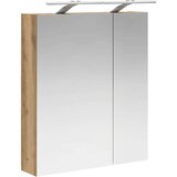  Kopalniška ogledalna omara z LED lučmi Oreh 60 x 14,5 x 70 cm, (5000233135) | Shoptok.si