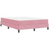 Box Postelja z vzmetnico z vzmetnico Roza 140 x 220 cm blago, (5000126163) | Shoptok.si