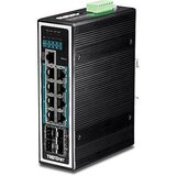  Trendnet TI-PG1284i Managed L2+ Gigabit Ethernet (10 /100 /1000) Power over Ethernet (PoE) Black | shoptok.hr