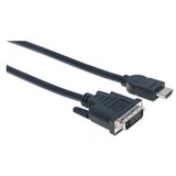 Manhattan 372510 HDMI/M - DVI-D/M 24+1/3m Kabl Cene