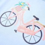 Dječja majica svjetloplava 128 | shoptok.hr