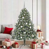 vidaXL Umestno božično drevo med 300 LED Zelena 126 x 126 x 180 cm | Shoptok.si