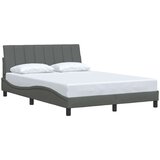 vidaXL Okvir kreveta bez madraca tamnosivi 120 x 200 cm od tkanine | shoptok.hr