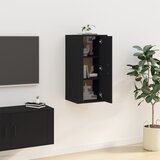  Zidni TV ormarić crna 40x34,5x80 cm | Eponuda.com