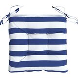 Jastuci za stolice 6 kom plavo-bijele pruge 50x50x7 cm tkanina | shoptok.hr