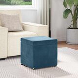  Stolica Modra 41 x 41 x 40 cm Samet in Umetno Leseno, (5000243293) | Shoptok.si
