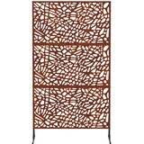  Zaslon za privatnost 100 x 50 x 180 cm Otporni čelik Rđa | shoptok.hr