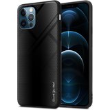  Ohišje, združljiv z Apple - Stripe Optics v Opal Black - Zaščitni pokrov iz silikona TPU in hrbta iz kaljenega stekla, (20576227) | Shoptok.si