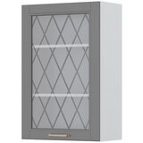 Jela VISOKI VISEI ELEMENT ZA KUHINJO TARA S STEKLENIMI VRATCI V9-60-1KS -Grafit mat lak Cene