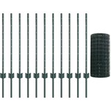  Zavarena žičana ograda 25 x 0,8 m (Š x V) Čelik premazan PVC-om | Shoptok.si