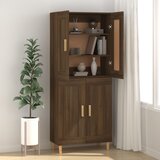  Komoda boja smeđeg hrasta 69,5 x 34 x 90 cm konstruirano drvo | shoptok.hr