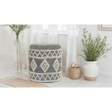 MID.YOU TABURE, tekstil krem barve, črna | Shoptok.si