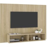 vidaXL Zidni TV ormarić boja hrasta sonome 120 x 23,5 x 90 cm iverica | shoptok.hr