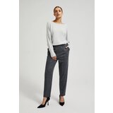 Moodo Women's checkered trousers - grey Cene