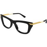 Bottega Veneta BV1370O 001 ONE SIZE (50) Črna/Kristalna | Shoptok.si