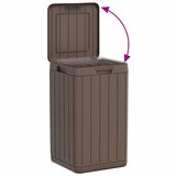  Vanjska kanta za smeće smeđa 38 x 38 x 65 cm PP | shoptok.hr