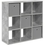  Kreveta s ladicama Betonski sivi 88,5 x 29 x 84,5 cm | shoptok.hr