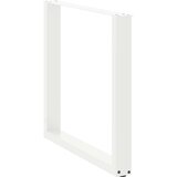  Noge za jedilno mizo v obliki črke U, 2 kosa, bele, 90 x (72-73) cm, jeklo, (22123868) | Shoptok.si