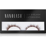 Nanolash DIY Eyelash Extensions set za kućno produljivanje trepavica Divine BROWN 36 kom Slike