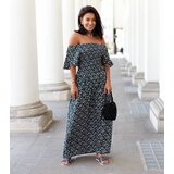 UR/CEO Gemre Black maxi floral dress Marcello | shoptok.hr