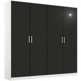 Rauch Möbel omara s klasičnimi vrati, siva, bela | Shoptok.si