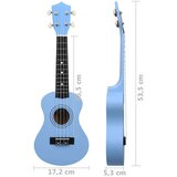  Set dječjeg ukulelea Soprano s torbom svjetloplavi 21 | shoptok.hr