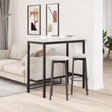  Stol Bijelo 100 x 50 x 91 cm Inženjerska drva i čelik | shoptok.hr