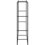 vidaXL Stalak za drva crni 110x30x116 cm čelik | shoptok.hr