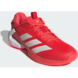 Adidas Sportske cipele 'Adizero Ubersonic 5' siva / crvena | shoptok.hr