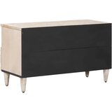 TV ormar s ladicama Bijelo 80 x 33 5 x 46 cm Čvrsto drvo manga - Bijelo | shoptok.hr