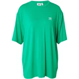 Adidas Široka majica 'Trefoil' zelena / bela