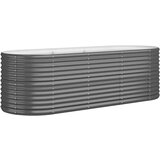  Povišena vrtna gredica od pocinčanog čelika 224x80x68 cm antracit | Eponuda.com