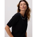 Reserved Džemper s ukrasnom aplikacijom - crno | shoptok.hr