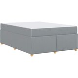  Krevetna konstrukcija Svijetlo siva 140 x 200 cm tkanina | shoptok.hr