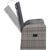  5-dijelni vrtni blagovaonski set s jastucima sivi | shoptok.hr