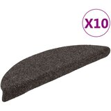 vidaXL Samoljepljivi otirači za stepenice 10kom svjetlosmeđi 56x17x3cm | shoptok.hr