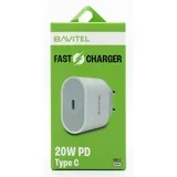 punjač 20W PD Type C bela